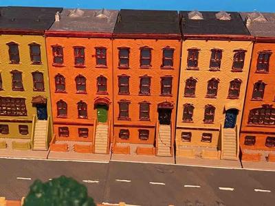 Urban building 17 - Town house (z-scale)