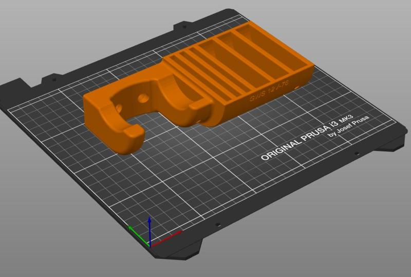 BOSCH GWS 12V-76 Toolholder / Werkzeughalter