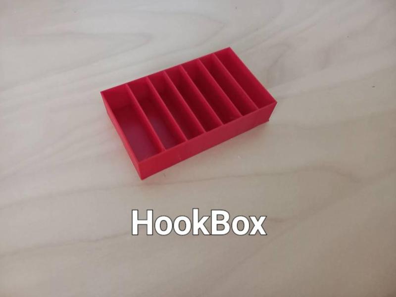 HookBox- Angelhakenbox für Hakenbriefchen