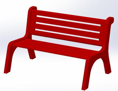 red bench