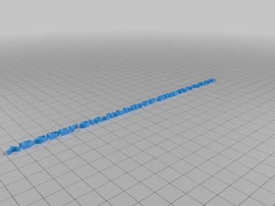 Halo Font, But 3D