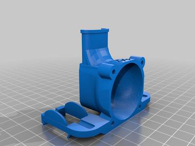 COOLNADO - Dual 5015 Parts Cooler for CReality Hotends - Lightweight, Modular Ducts, Integrated HSF Shroud