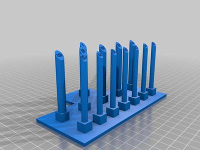 3/8 deep socket holder standard