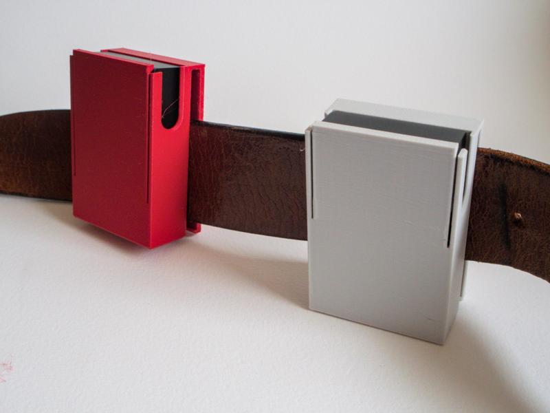 Updated belt clips for Olympus and Canon batteries