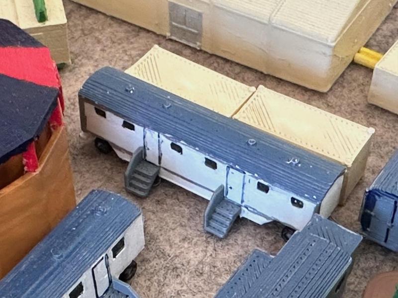 Funfair vehicle - shower trailer (z-scale)