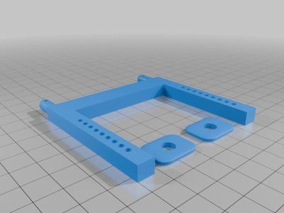 T 3619 Grave digger rear body posts top (1/2)