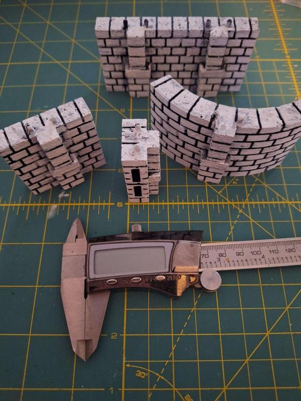 Cut Stone Separate Wall Wall big to small Pilaster