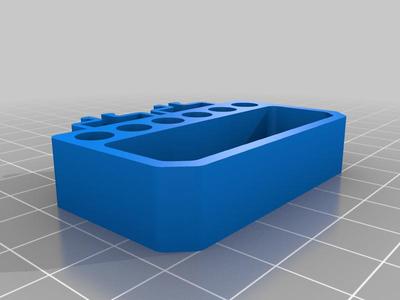 Ender Nozzle Holder and Spare Parts Tray