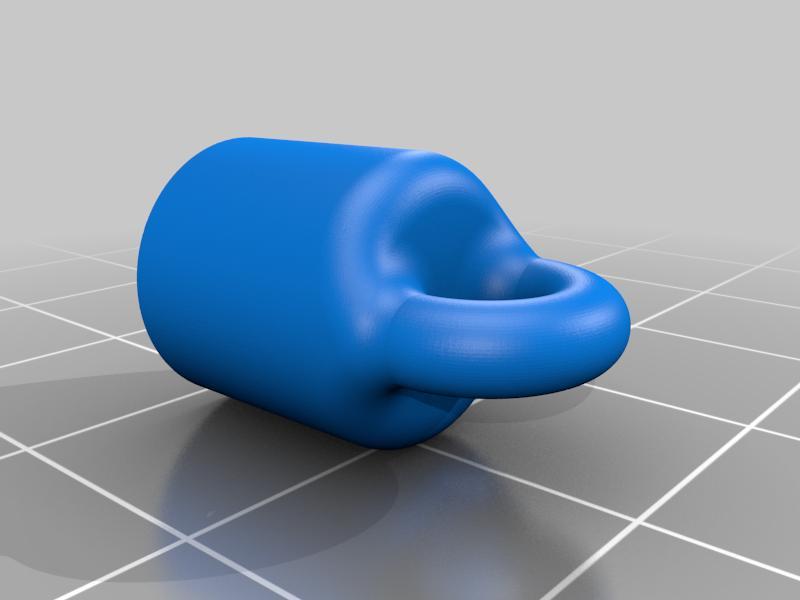 Presta-Schrader valve adapter key ring