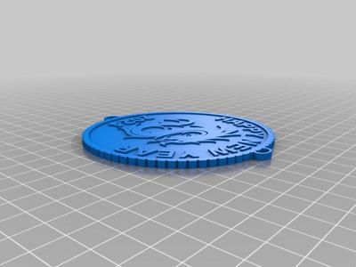 Year of the Dragon 2024 New Year Coin with hanging loops