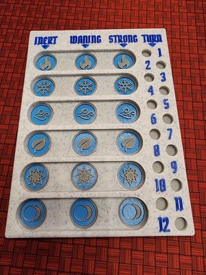 Gloomhaven / Frosthaven Element Infusion and Turn Tracker