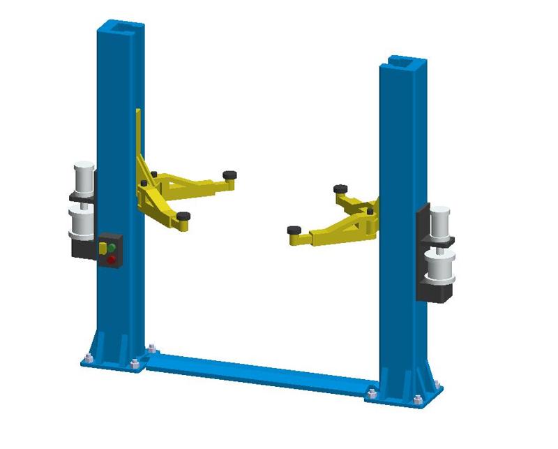 2 Post Car Lift (1:160 N Scale)