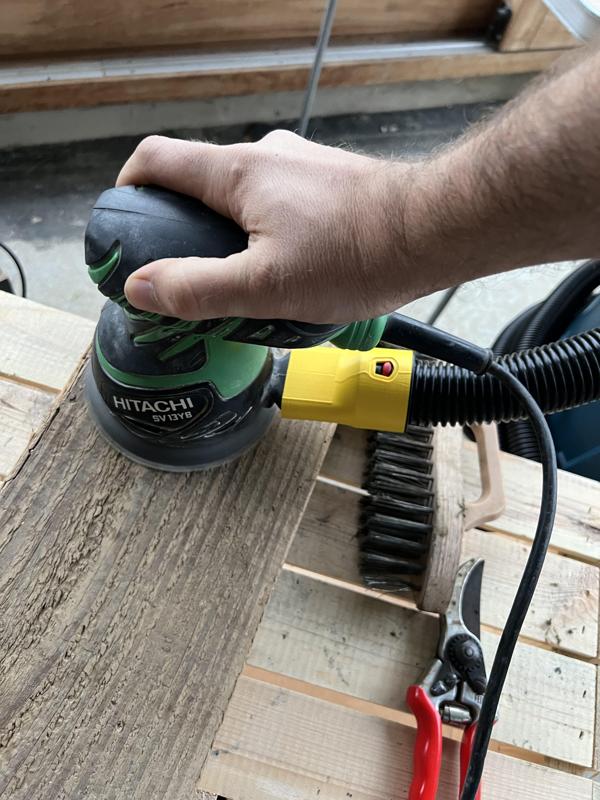 Bosh 35Ø vacuum to hitachi SV 13YB sander