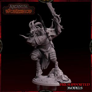 double bladed warrior beastmen