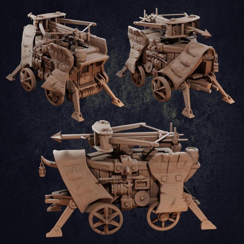 Dragon Trappers Wagon - Presupported