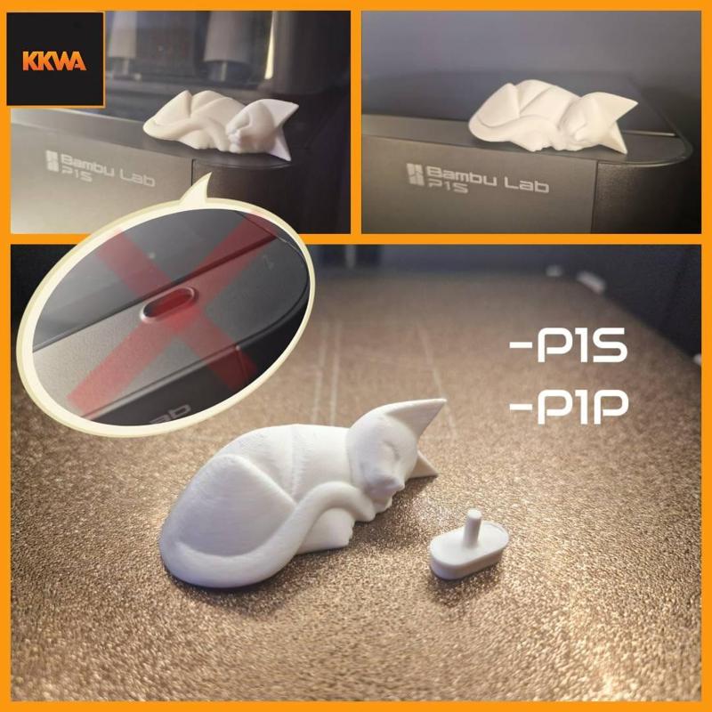 Case plug / Top cover Bambulab - cat - P1S/P1P