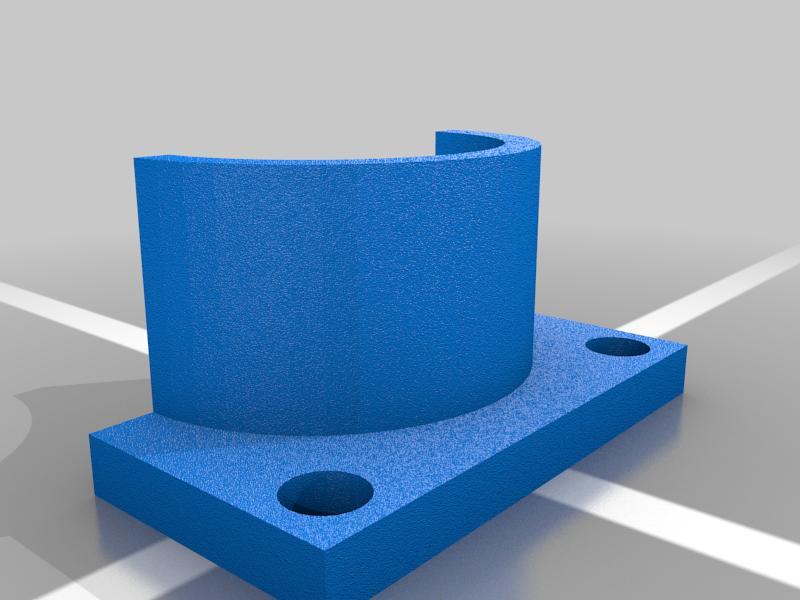 closet or bath curtain bar holder