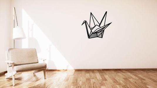 Origami crane / Jeřáb wall or table decoration