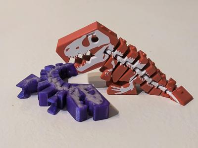 Flexy Rex with bones
