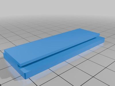 Flat Baseplate for Double Bell/Gen 9 Nylon STANAG Magazine for Gel Blasters