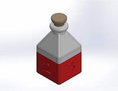D4 Potion Bottle Dice