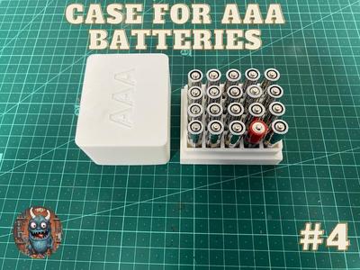 Case for AAA Batteries