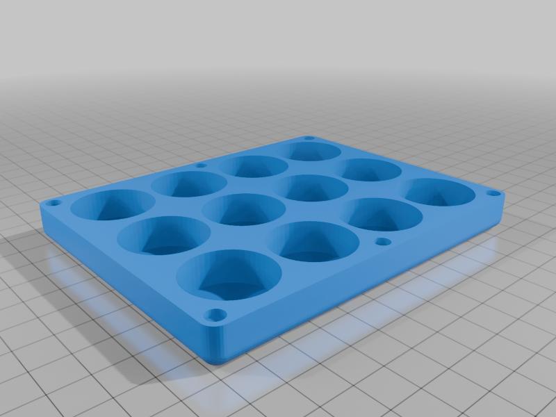 food color box with magnetic lid