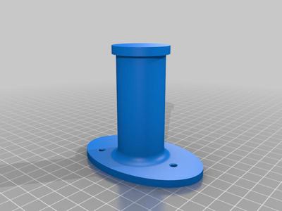 Wall mounted filament holder