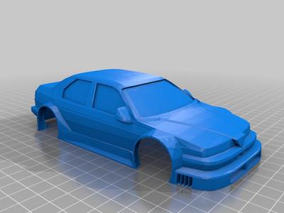 Alfa Romeo 155 body for Mini-z 98mm