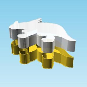 Dinosaur Icon 00C1, nestable box (v2)