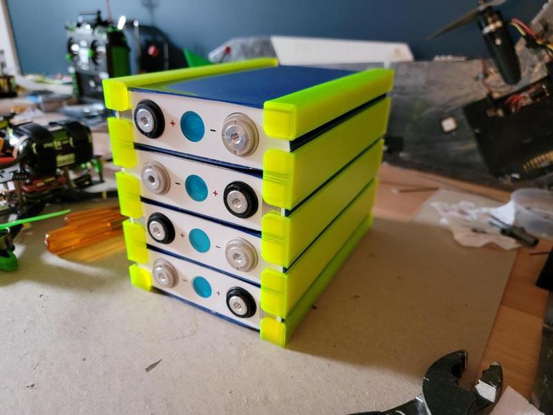 LiFeP04 Battery Holder Frame - EVE 105ah Cells