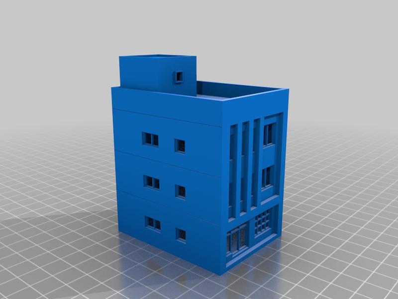 n scale modern house 2