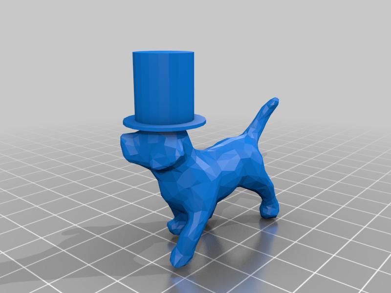 diggity dog with hat