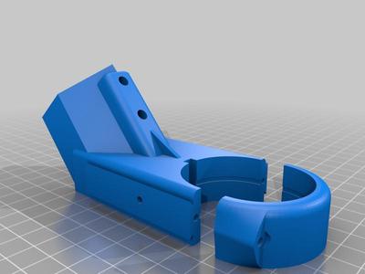 Satellite antenna receiver holder