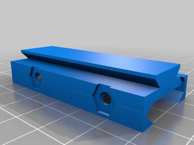 30mm mlok - 20mm piccatiny rail converter