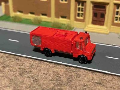 Fire engine 4 - pumper (z-scale)