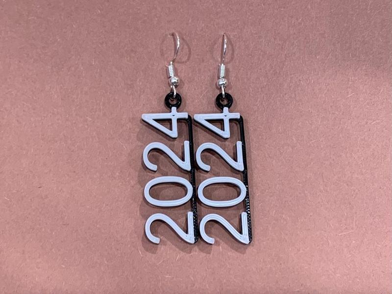 2024 Ear Rings Happy New Year! (quick print)