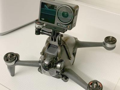 DJI FPV drone GOPRO - Action cam Mount with Nut Socket