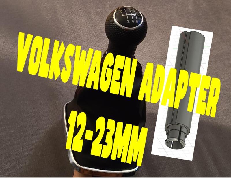 Schaltknauf/Ganghebel Adapter VW Golf 4 12-23mm Gear knob/shift lever adapter volkswagen mk4 