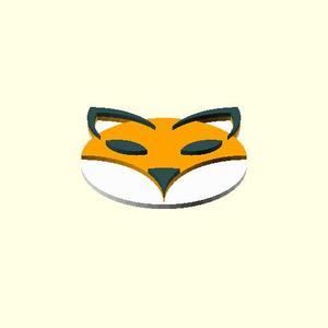 Fox made with circles