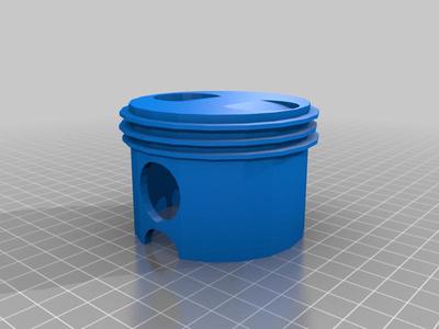 Piston (+ring and valve slot)
