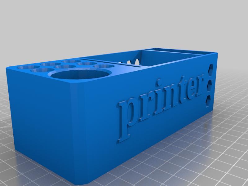 3d printer tool organizer