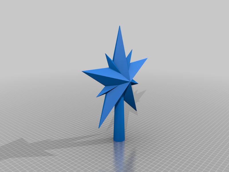 Weihnachtsbaumspitze Stern