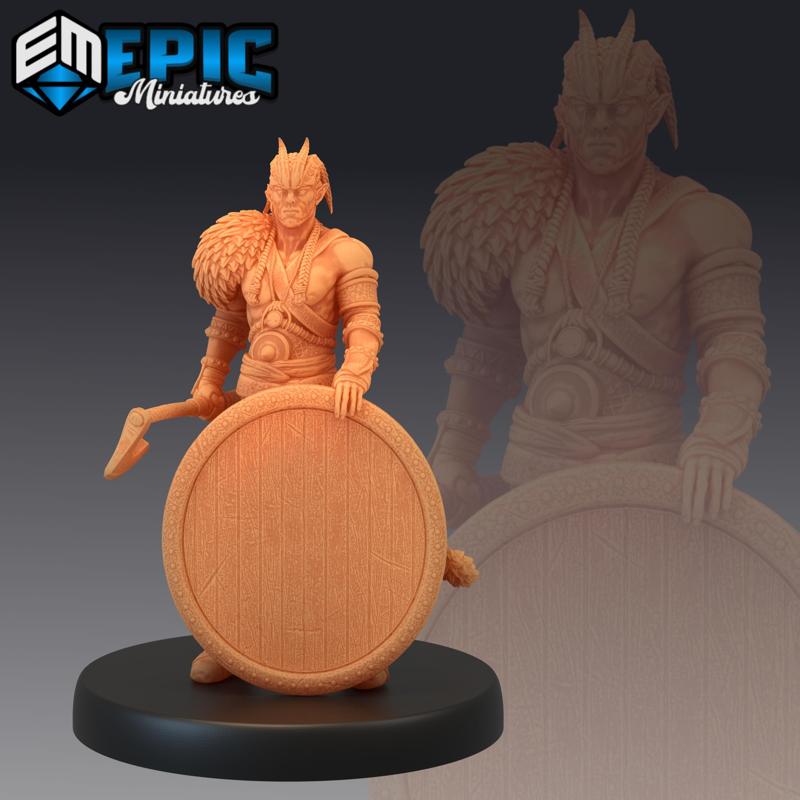 Devil Folk Barbarian / Hell Warrior / Male Demon Rogue