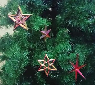 Star christmas tree decoration