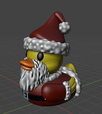 jeep ducks - Santa Duck now with coat!