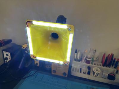 Kotto Fume Extractor Hood with LED Strip mount