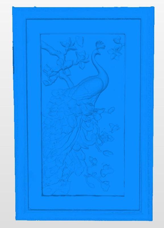 Painting relief sculpture（scanned by Revopoint Range）