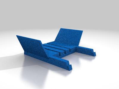  Lambda-Class Imperial Shuttle Kit Card Display Stand