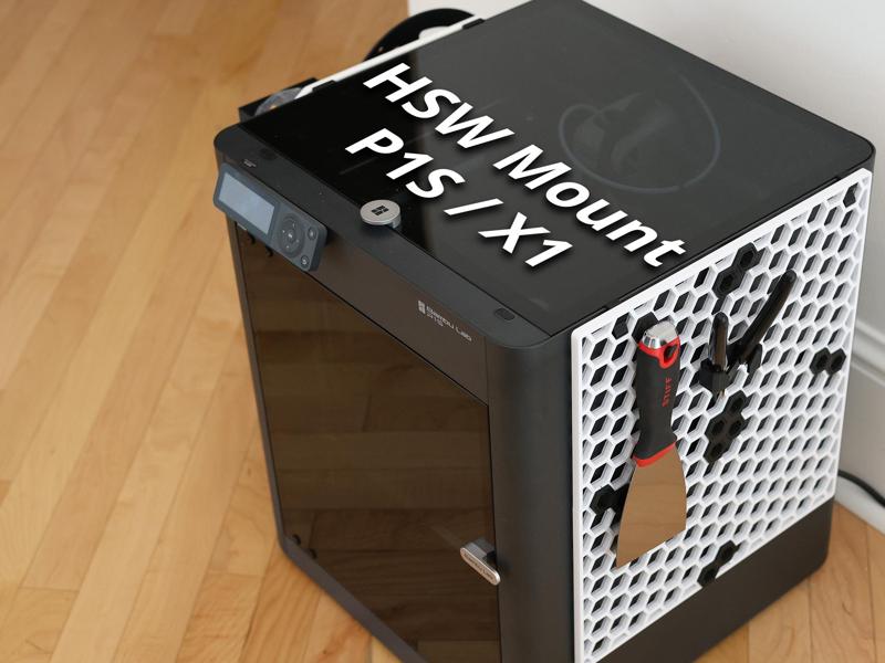 HSW P1S/X1 Mount V3 (Dual Sided)